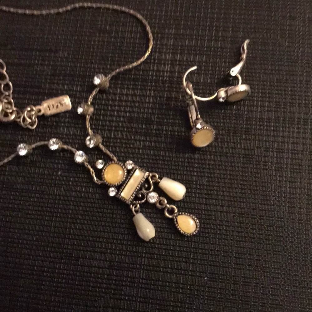 Vintage 1928 Necklace and earrings